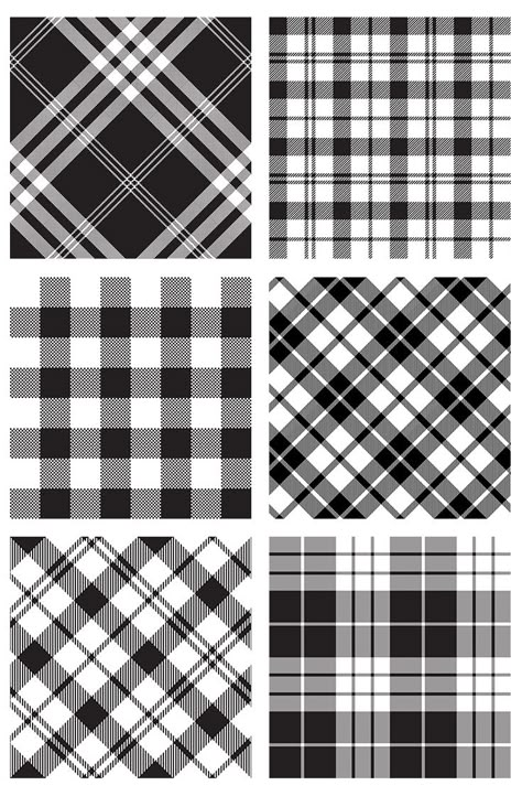 Black and white vector patterns texture. Tartan plaid wallpaper patterns. Scottish tartan plaid kilts. Fabric patterns texture design. Textile pattern classic fabrics. Seamless pattern texture. Seamless vector patterns. Stock vector illustrations. Tartan Plaid Wallpaper, Textile Pattern Design Fashion, Clothing Fabric Patterns, 2019 Wallpaper, Black And White Vector, Plaid Wallpaper, Texture Seamless, Design Mandala, Textile Pattern Design