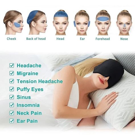 Fed up with headaches and migraines? Discover the ChillRelief Pro Cap! LINK IN BIO | 60% OFF | MEDICAL APPROVED. ✅✅✅ #shoplocal #style #foodie #art #travel #smallbusiness #photography #home #wellness #selfcare #luxury #beauty #health #fitness #mentalhealth Hot And Cold Therapy, How To Relieve Migraines, Migraine Pain, Sinus Pressure, Head Pain, Migraine Relief, Tension Headache, Headache Relief, Migraine Headaches