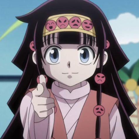 Hxh Alluka, Alluka Hxh, Anime Girlboss, Alluka Zoldyck, Anime References, Love My Best Friend, Anime Drawing Books, Anime Expressions, Hunter Anime