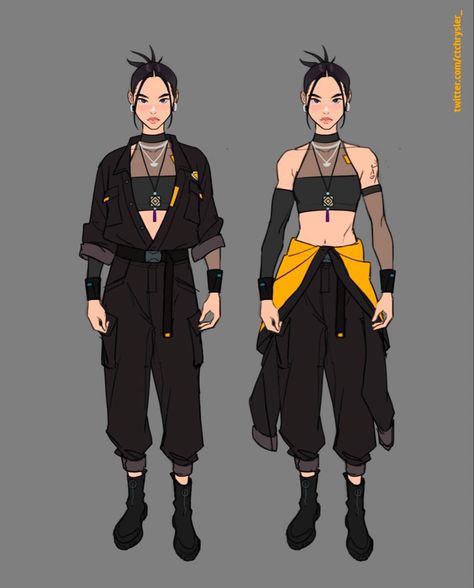 High Fashion Cyberpunk, Cyberpunk Fashion Concept Art, Fantasy Sci Fi Outfit, Dark Techwear Aesthetic, Ninja Outfits Men, Cyberpunk City Outfit, Streetwear Drawing Reference, Cyberpunk Outfit Inspiration, Fantasy Techwear