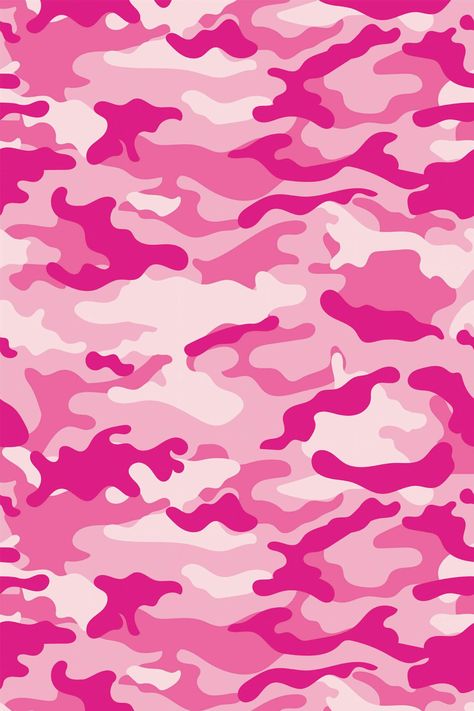 This pink camouflage wallpaper pattern is the perfect way to beautifully make a statement in your accent wall. Though the pattern and colors are powerful on their own, they can be balanced seamlessly with neutrals or deep shades in the rest of the room – giving you versatility in how you design the space (or the ability to seamlessly add this wallpaper into your already-existing design). Such camouflage wallpaper designs have been a top trend as of late, thanks to their vintage-inspired style an Camo Print Wallpaper, Camouflage Print, Pink Fabric Pattern, Camo Wallpaper Backgrounds, Pink Pattern, Camo Background Wallpapers, Pink Camouflage Wallpaper, Red Camouflage Wallpaper, Purple Camouflage Wallpaper