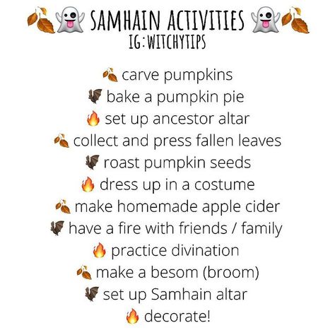 Tips for Witches Everywhere! ✨ (@witchytips) • Instagram photos and videos Samhain Activities, Ritual Spells, Wicca Holidays, Samhain Traditions, Witches Wheel, Samhain Altar, Witch Things, Pagan Spirituality, Homemade Apple Cider