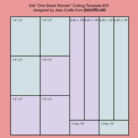 One Sheet Wonder Cardmaking Template #25 - Jess Crafts One Sheet Wonders, Jess Crafts, Card Sketches Templates, Card Making Designs, Card Making Templates, Easy Cards, Card Sketch, One Sheet Wonder, Card Making Tips