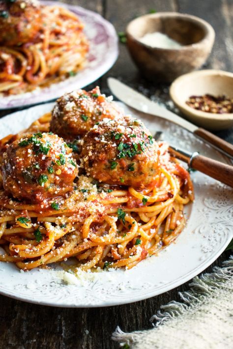 Spaghetti Recipes Meatballs, Pasta And Spaghetti, Speggetti And Meatball, Pasta With Meatballs Recipes, Meatballs Pasta Recipes, Fancy Spaghetti Recipes, The Best Spaghetti And Meatballs, Italian Meatball Pasta Recipes, Best Spaghetti And Meatballs Recipe