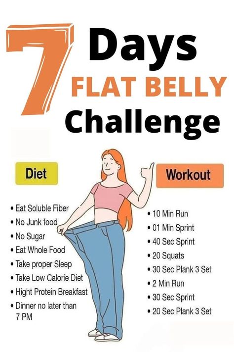 7 Days Flat belly challenge. #weightloss #weightlossworkoutplan #fatlosstips #loseweightquickly #fatlossadvice 1 Month Flat Belly Challenge, 20 Days Flat Belly Challenge, Flat Belly In 7 Days, 7 Day Flat Belly Workout, Flat Stomach Overnight, Drink To Lose Belly, Loose Weight Workout, Belly Challenge, Flat Belly Challenge