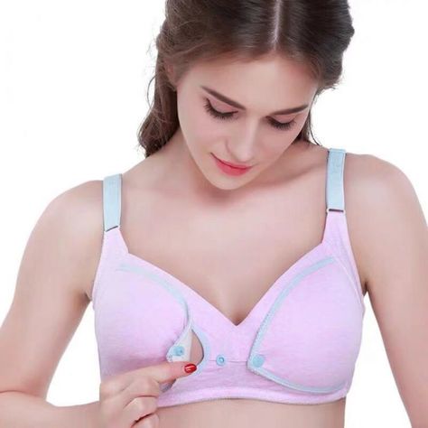 Cotton Nursing Bra, Feeding Bra, Clothes For Pregnant, Nursing Bras, Maternity Lingerie, Maternity Nursing, Nursing Bra, Steel Ring, Bra Women