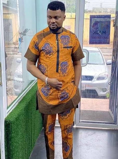 Simple Ankara Styles For Men, Ankara For Man, Men's Ankara Styles, Ankara Styles For Man, Latest Ankara For Men, Man Ankara Style, Ankara Dress For Men, Ankara Styles For Men Ankara Styles For Men Nigerian Fashion, Igbo Native Attire For Men