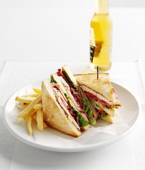 Club sandwich :: Gourmet Traveller Sandwich Gourmet, Club Sandwich Chicken, Club Sandwich Recipes, Classic Sandwich, Gourmet Sandwiches, Chicken Sandwich Recipes, Chicken Sandwiches, Club Sandwich, Burgers Sandwiches