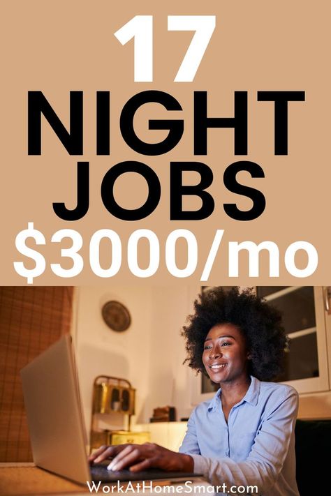 Looking for part-time night jobs from home to supplement your income? If so, we've got you covered in this selection of work from home night jobs for moms, college students, and everyone else. Night Jobs From Home, Make Extra Money At Home, Part Time Work, Jobs For Moms, Wfh Job, Home Night, Ways To Make Extra Money, Night Jobs, Job 3