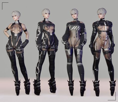 Sci Fi Outfits, Sci Fi Outfit, Cyberpunk Outfit, Sci Fi Clothing, Cyberpunk Female, Cyberpunk Design, Sci Fi Fashion, Cyberpunk Girl, Sci Fi Models