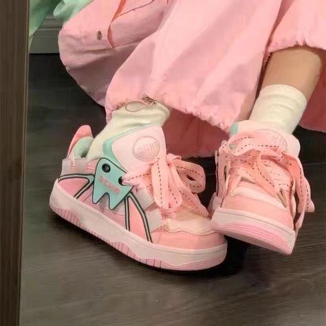 Women's Sneakers 2023 Korean Platform Sports Shoes Vulcanize Running Kawaii Lolita Sneakers Pink Sneakers Pink, Sports Shoes, Women's Sneakers, Smart Shopping, Womens Sneakers, Sport Shoes, Women Shoes, Running, Sneakers