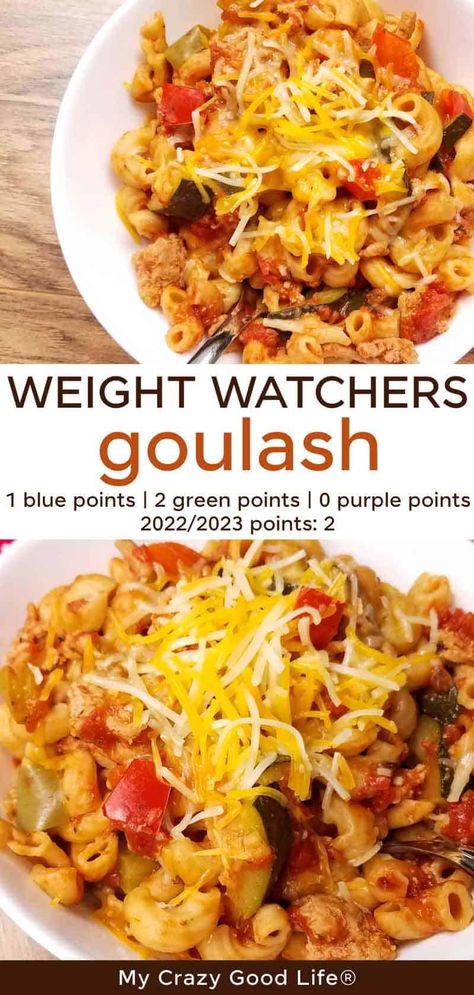 Ww Smart Points Recipes, We Recipes With Points 2023, Ww Crock Pot Recipes, Weight Watchers Fall Recipes, Ww Dinner Recipes For Family, Weight Watchers Goulash, Ww Recipes With Points 2023, Ww Blue Plan Recipes, Ww Recipes With Points