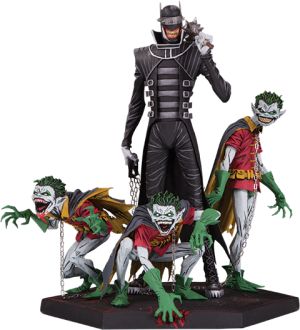 Shop all Collectible Figures from Comics, Movies, TV & More Batman Who Laughs Robin, Dc Statues, Dark Knights Metal, The Batman Who Laughs, Batman Who Laughs, Batman Metal, Comic Wallpaper, Batman Statue, Metal Statue