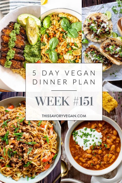 Weekly Vegan Dinner Plan #151 - This Savory Vegan Fall Pizza Recipes, Dinner Planning Weekly, Homemade Slaw, Healthy Vegan Dinner, Vegan Pesto, Dinner This Week, Vegan Sausage, Vegan Meal Plans, Savory Vegan