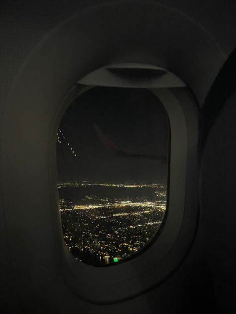 Plane Window Aesthetic Night, Plane Window View Night, Rainy Window Aesthetic Night, View From Plane Window, Plane Window Aesthetic, Window View Night, View From Plane, Cathay Pacific Airlines, Window At Night