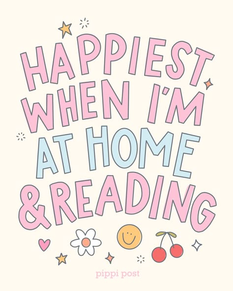 I’ll take reading at the beach any day! ☀️📖 But honestly, any of these sound amazing! 🫶 #pippipostquotes #readingatthebeach #bookishmerch #bookishshop #bookmerch #handletteredquotes #happythings #happyreading Cute Reading Quotes, Affirmations For Classroom, Reading Quotes Aesthetic, Bujo Drawing Ideas, Kobo Wallpaper, Reader Illustration, Book Journal Stickers, Planner Images, Pink Computer