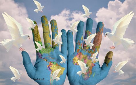 Download wallpapers Earth map on hands, white doves, Save the Earth, ecology concepts, environment, map of the Earth, hands Make Money Traveling, Ninth Grade, Long Distance Relationships, Social Emotional Development, Course In Miracles, Travel Jobs, Distance Relationships, A Course In Miracles, Diy Oils