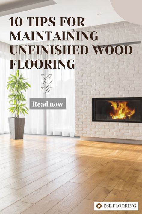 Unfinished wood flooring, especially oak, invites a bit of nature into your home. Read our guide on how to maintain them. Unfinished Hardwood Floors, Unfinished Wood Floors, Wood Flooring, Unfinished Wood, Easy Steps, Wood Floors, Clean House, Interior Designers, Hardwood Floors