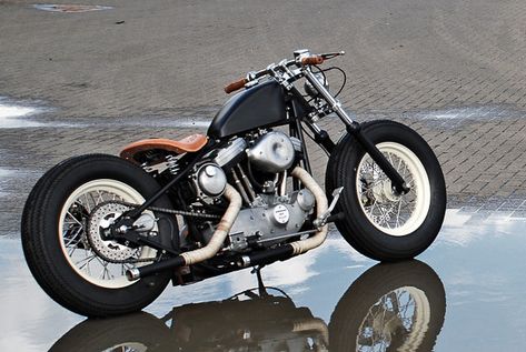 Harley-davidson Sportster, Sportster Custom, Harley Davidson 1200, Motor Harley Davidson, Motos Bobber, Motorcycle Ideas, Мотоциклы Harley Davidson, Cafe Racer Moto, Sportster Bobber