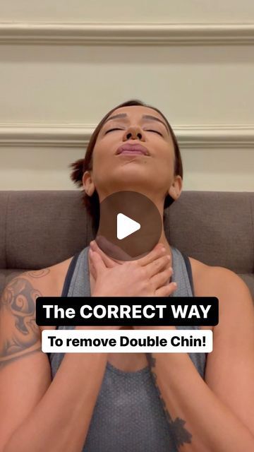 Face Yoga by Prriya Khandelwal on Instagram: "The 𝗙𝗜𝗥𝗦𝗧 𝗦𝗧𝗘𝗣 to reverse Double Chin, Neck Lines, Loose Neck Skin is to relax the tension in your Platsyma (neck muscle) & your SCM (muscle of youth). ⁣ ⁣ 𝘖𝘧 𝘤𝘰𝘶𝘳𝘴𝘦 𝘺𝘰𝘶 𝘯𝘦𝘦𝘥 𝘵𝘰 𝘴𝘶𝘱𝘱𝘭𝘦𝘮𝘦𝘯𝘵 𝘵𝘩𝘪𝘴 𝘸𝘪𝘵𝘩 𝘢 𝘩𝘦𝘢𝘭𝘵𝘩𝘺 𝘭𝘪𝘧𝘦𝘴𝘵𝘺𝘭𝘦 𝘰𝘧 𝘧𝘰𝘰𝘥 𝘢𝘯𝘥 𝘦𝘹𝘦𝘳𝘤𝘪𝘴𝘦! ⁣ ⁣ It doesn’t have to be complicated you just need to correct course & teacher 😀⁣ ⁣ Comment below for more information on my ⁣ 🌸Online Face Yoga Courses⁣ 🌸Upcoming Bootcamps ⁣ 🌸Personalised One on One session with me⁣ ⁣ Please do 𝘀𝗮𝘃𝗲 & 𝘀𝗵𝗮𝗿𝗲 this post with someone who would benefit for it! ⁣ ⁣ ➡️➡️ Follow for more! ⁣ ⁣ ⁣ ⁣ ⁣ ⁣ ⁣ ⁣ ⁣ ⁣ ⁣ ⁣ ⁣ Disclaimer⁣ The music used if for representation purposes & the rights of the Exercise For Neck Lines, Neck Yoga Facial Exercises, Face Muscle Exercises, Face Exercises For Double Chin, Face Yoga For Double Chin, Neck Exercises For Women Double Chin, Double Chin Face Yoga, Neck Exercises For Women, Scm Muscle