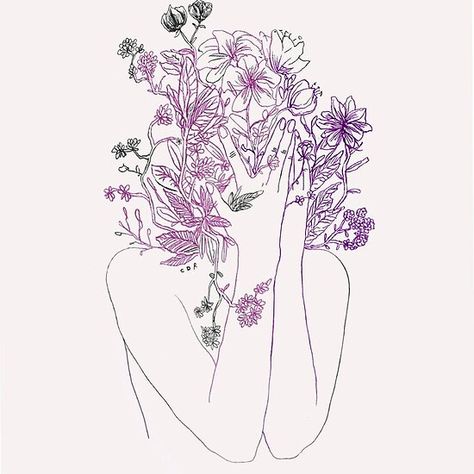 Women hidden her face with flowers Flower Person Drawing, Easy Paintings Canvas, Cool Easy Paintings, Speak French, Paintings Canvas, Old Montreal, Soyut Sanat Tabloları, Plant Drawing, Arte Inspo