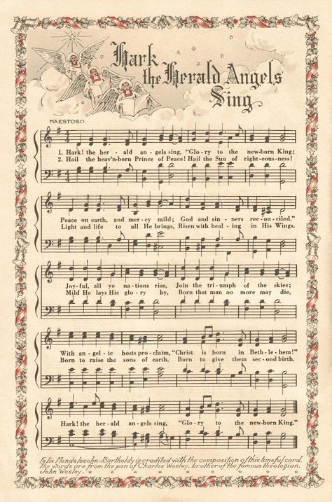 Hark The Herald Angels Sing, Hymn Music, Christmas Playlist, Christmas Sheet Music, Christmas Carols, Prince Of Peace, Bible Notes, Piano Teaching, Light Of Life