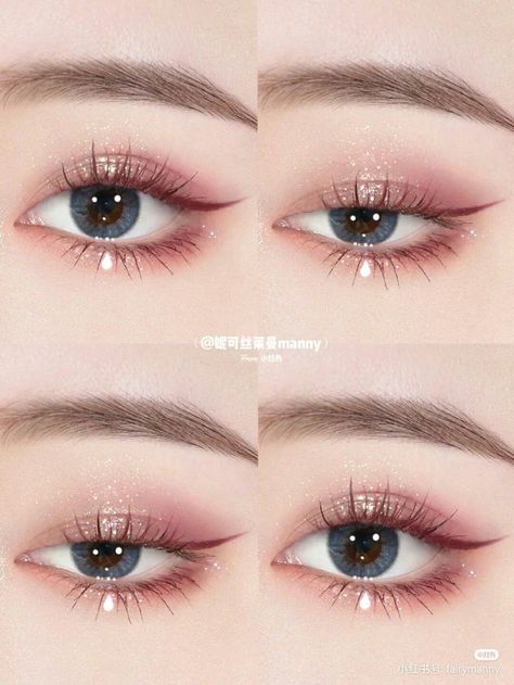 douyin makeup style asian fox eye kawaii baddie makeup tutorial eyelash eyeliner eyeshadow cut crease cute fierce douyin red eye makeup zero two asian Kawaii Baddie, Asian Fox, Red Eyeliner Makeup, Fox Makeup, Under Eye Makeup, Red Eye Makeup, Douyin Makeup, Cute Eye Makeup, Kawaii Makeup