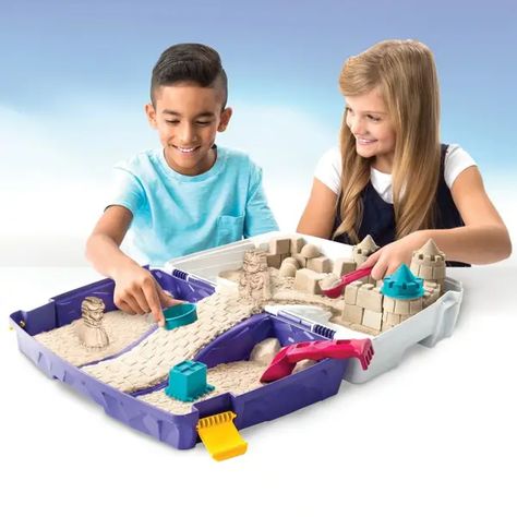 20 Best Toys And Gifts For 3-Year-Olds At Target 2022 Kinetic Sand Storage, Sensory Toys For Kids, Magic Sand, Kids Sand, Kinetic Sand, Country Kids, Spin Master, Play Space, Sand Art