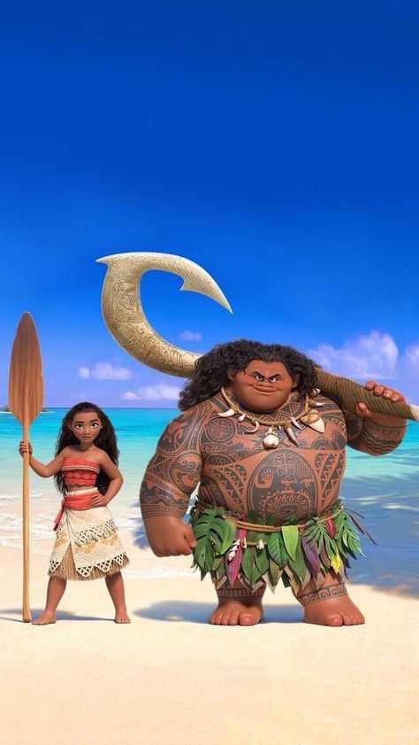 Moana & Maui Moana 2016, Moana Movie, Moana Disney, Animation Disney, Moana Birthday, Film Disney, Best Disney Movies, Disney Moana, Dwayne Johnson