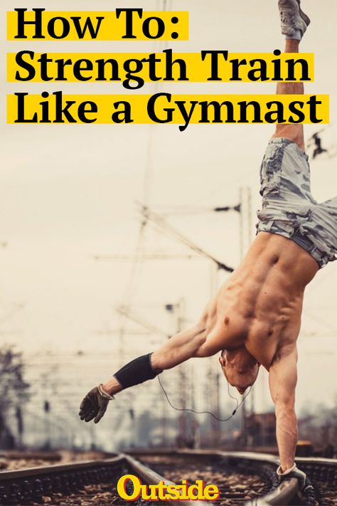 Why You Should Train Like a Gymnast #strength #gymlife #workout Train Like A Gymnast Workout, Circus Training Workout, Gymnast Strength Training, Gymnastic Rings Workout, Gymnast Workout, Circus Training, Gymnastics Strength Training, Calisthenics Exercises, Autogenic Training