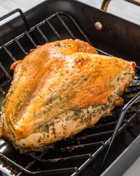 How to Cook a Turkey Breast in the Oven | The Kitchn Cooking A Turkey Breast In An Oven Bag, 6 Pound Turkey Breast In Oven, How To Cook Turkey Breast In Oven, Turkey Breast Oven Baked, How Long To Cook A Turkey Breast, How To Cook A Turkey Breast In The Oven, How To Cook A Turkey Breast, Oven Baked Turkey Breast, Turkey Breast In Oven