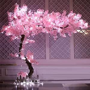 Artificial Cherry Blossom Tree, Outdoor Home Office, Cherry Blossom Trees, Cherry Blossom Wedding, Pink Tree, Wishing Tree, Cherry Blossom Branch, Wedding Activities, Sakura Flower