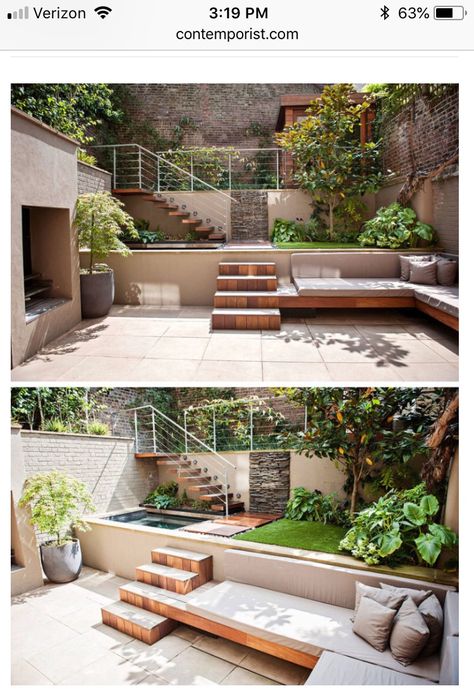 Design Per Patio, Summer Patio, Summer Backyard, Exterior Bloxburg, Modern Backyard, Terrace Design, Beautiful Backyards, Design Del Prodotto, Backyard Makeover