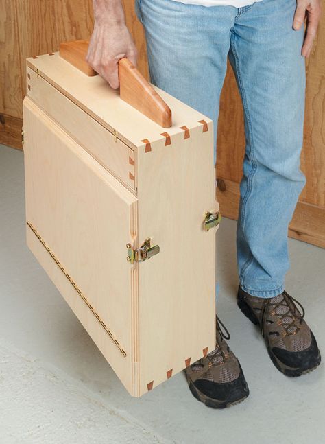 Wood Tool Box, Workshop Projects, Wooden Tool Boxes, Tool Tote, Woodworking Storage, Tool Storage Diy, Charger Station, Funny Skeleton, Tackle Box