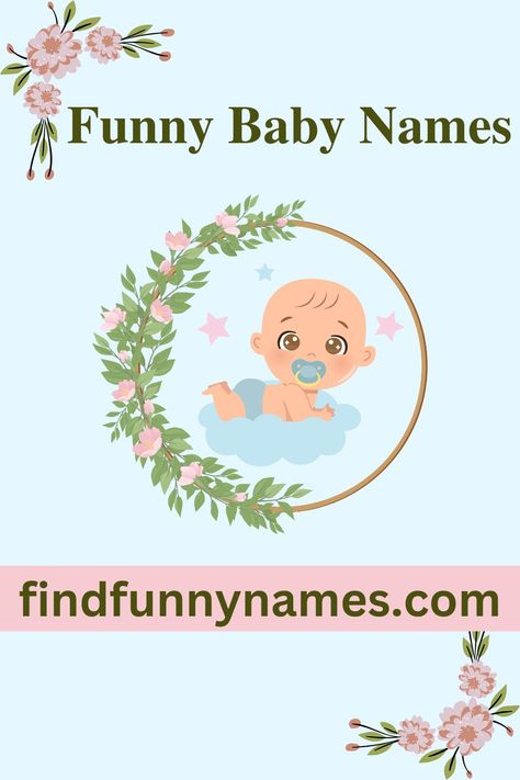 Best Funny Baby Names Ideas Funny Baby Names, Baby Name Ideas, Names Unique, Funny Names, Name Ideas, Laugh Out Loud, Word Play, Parenting Humor, Funny Baby