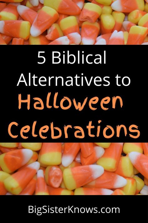 What are your Halloween celebrations teaching your kids? Do they reinforce your Christian beliefs or encourage a "vacation" from them? Here are 5 biblical alternatives to the usual Halloween activities—and your kids will love them! Alternatives To Halloween, Christian Halloween Activities, Sunday School Halloween Ideas, Halloween Alternatives For Christians, Christian Ideas For Halloween, Not Celebrating Halloween, Christian Alternatives To Halloween, No Halloween Christian, Halloween For Christians