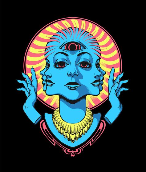 Psychadelic Art, Vibes Art, Minimalist Tattoos, Illustrator Artist, Graphic Tshirt Design, Alien Art, Arte Inspo, Visionary Art, Trippy Art