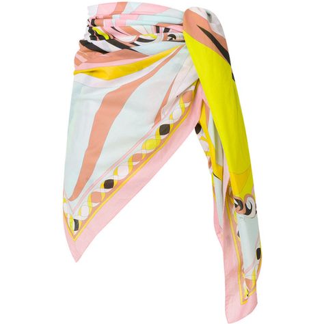 Emilio Pucci printed sarong ($410) ❤ liked on Polyvore featuring swimwear, cover-ups, multicolour, beach wear, beach sarong cover ups, emilio pucci, sarong cover ups and emilio pucci swimwear Pucci Print, Beach Sarong, Beach Wrap, Beach Cover Ups, Beach Swimwear, Cover Ups, Designer Swimwear, Beach Accessories, Emilio Pucci