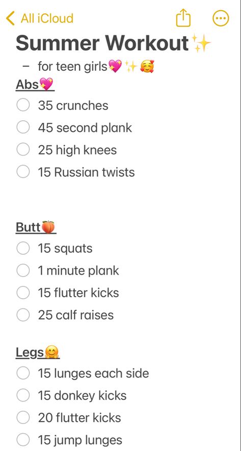 Mariana, Easy Workouts To Do At Home, Moderate Workout, Gut Workout, Physical Improvement, Dance Drills, Teen Workout, Toned Abs Workout, Workout Sheets