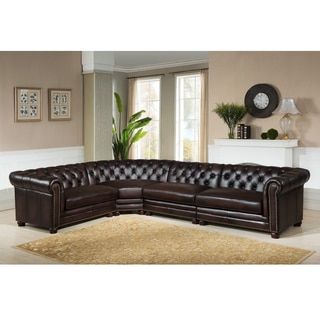 Cody Premium Top Grain Brown Tufted Leather Sectional Sofa Tufted Sectional, Leather Sectional Sofas, Leather Sectional Sofa, Tufted Leather, Room Color, Online Furniture Shopping, Coaster Furniture, Modern Sectional, Corner Sectional