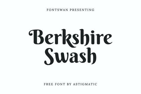 Berkshire Swash Font Berkshire Swash Font, Pretty Invitations, Wedding Invitation Fonts, Online Fonts, Font Inspiration, Creative Fonts, Cursive Fonts, Font Generator, Font Download