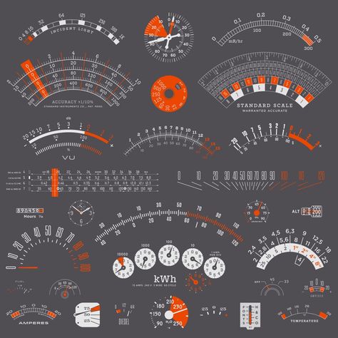 Interface Design, Font For Numbers, Retro Gadgets, Control Panels, Co Design, Control Panel, Panel Design, Arduino, Design Element