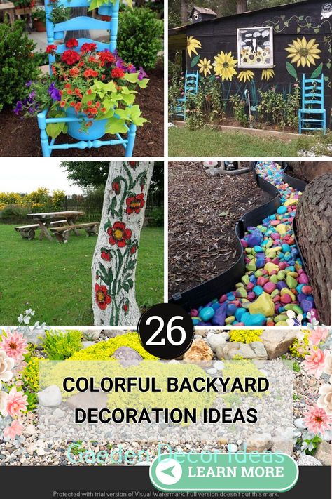 24 Durable Garden Art Ideas To Keep Your Garden Cool gardening art painting gardening art ideas garden art ideas gardening art crafts garden art crafts garden art painting garden art with solar lights wallpaper pfp summer outfit outfit outfit ideas drawing flower aesthetic background sketch summer dress paint ideas summer paint summer aesthetic pfp aesthetic sketch book kitchen ideas room ideas desktop wallpaper bathroom decor butterfly kitchen watercolor art beach rose purple aesthetic house de Spring Backyard Decor, Unique Backyard Ideas Creative, Flowerbed Decorations Diy, Colorful Backyard Decor, Diy Outdoor Crafts Garden Art, Fun Outdoor Spaces, Easy Outdoor Decor Diy, Boho Garden Ideas Diy Outdoor Spaces, Diy Whimsical Garden Ideas