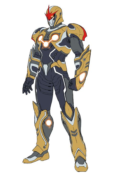 Nova Prime Concept Art - Marvel vs. Capcom: Infinite Art Gallery Nova Prime Marvel, Dnd Enemies, Nova Marvel, Marvel Rpg, Captain America Comic Art, Marvel Vs Capcom Infinite, Marvel Vision, Marvel Concept Art, Marvel Character Design