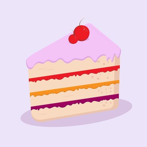 A peace of cake | Premium Vector #Freepik #vector #pie #sweet-cake #birthday-cake-cakes #cake Cake Animation, Peace Cake, Peace Of Cake, Sweet Cake, Cake Pictures, Iconic Photos, Sweet Cakes, Sweet Desserts, Vector Photo