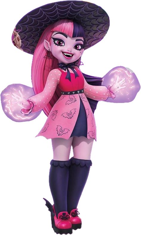 Draculaura (G3) | Monster High Wiki | Fandom G3 Draculaura, Draculaura G3, Monster High Wiki, Famous Vampires, Draculaura Aesthetic, Pink And Black Hair, Tikki Y Plagg, Vampire Dracula, Arte Monster High