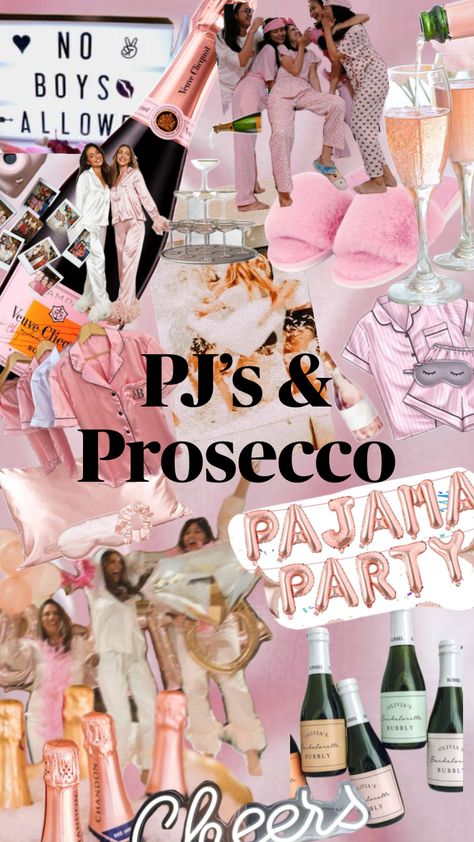 Pj’s & Prosecco #bachelorettetheme Bachelorette Outfit Themes, Slumber Party Birthday, Pj Party, Vegas Bachelorette, Wedding Bachelorette Party, Bachelorette Party Planning, Bridal Bachelorette Party, Bachelorette Themes, Nashville Bachelorette