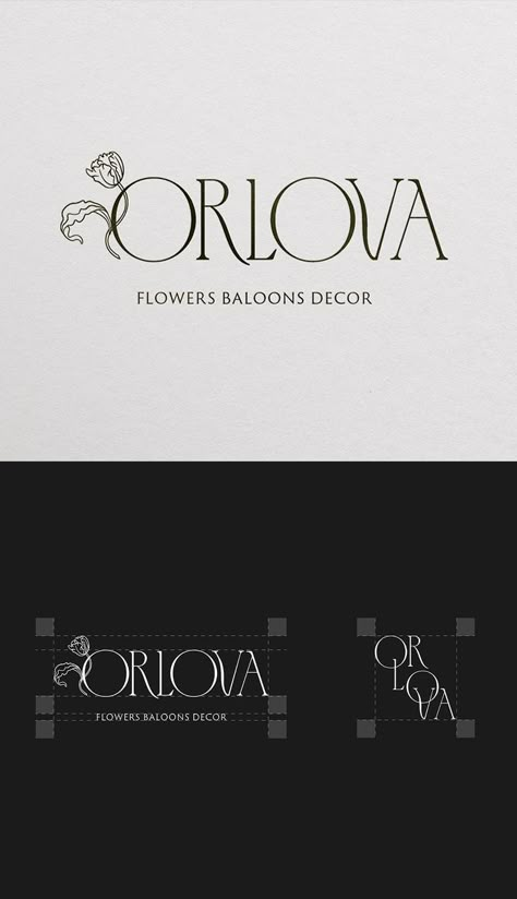 Flower Shop Logo Design, Flower Shop Logo, Florist Business Card, Flower Typography, Logo Typo, Business Card Gallery, Logo Design Inspiration Vintage, Flower Shop Design, Logo Branding Design