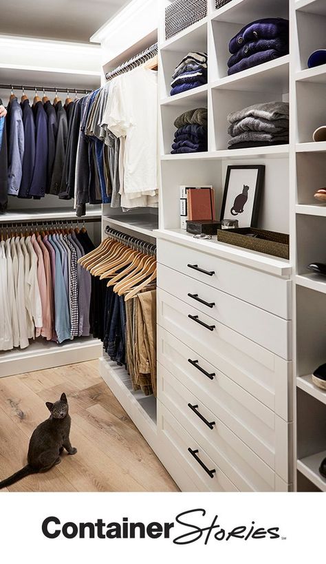 Open Closets, Master Closet Design, House Closet, Closet Solutions, Organized Closet, Closet Clothing, Walking Closet, Dream Closet Design, Walk In Closet Design