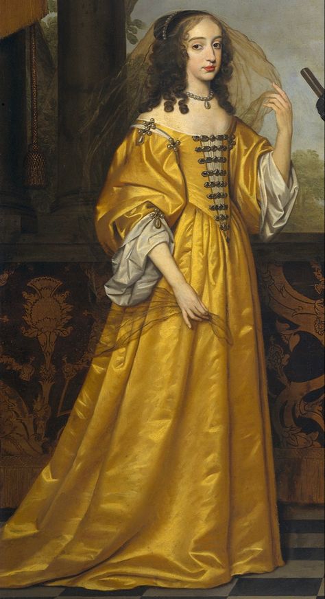 Incredible Dresses, 17th Century Clothing, Prince Of Orange, 17th Century Fashion, Dress Painting, Century Dress, Mary Stuart, History Fashion, Century Clothing